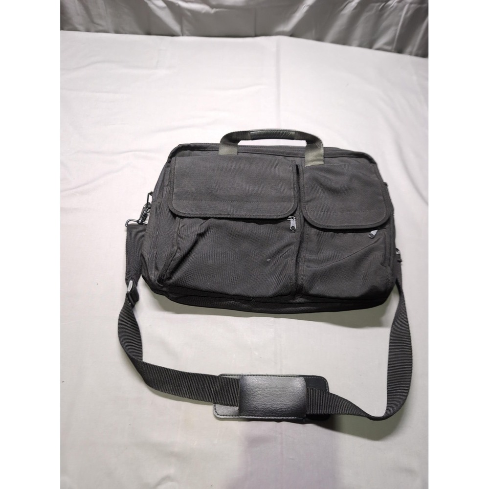 Laptop Bag Briefcase Mens Messenger Work‎ Travel Shoulder Strap Pockets Durable